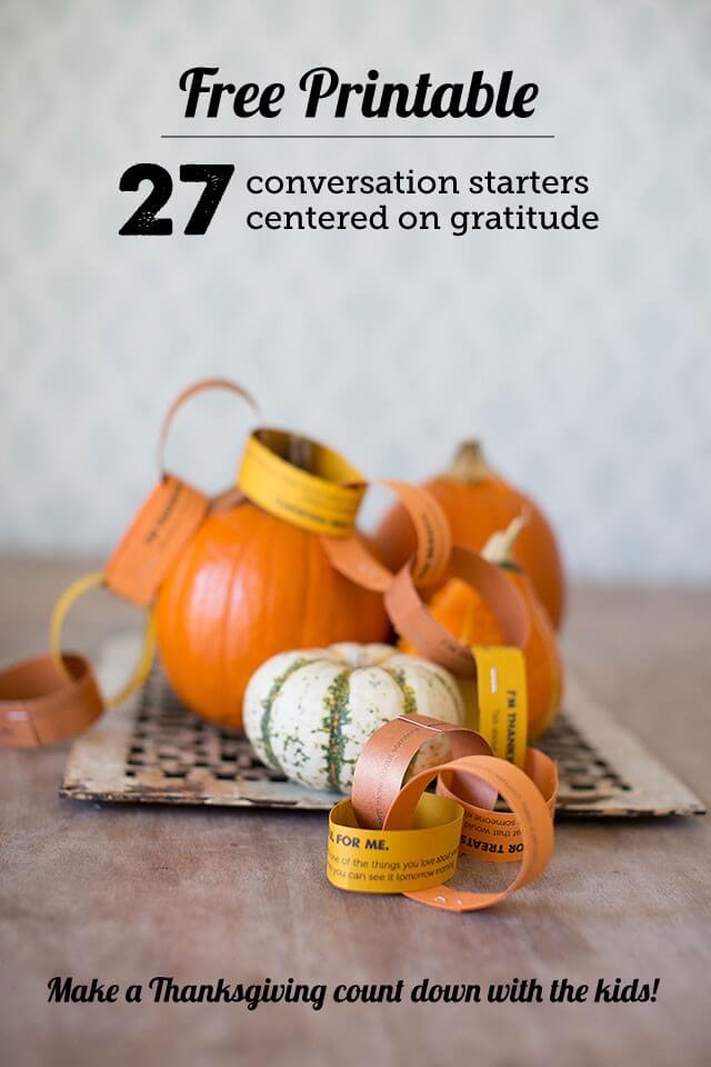 Thanksgiving Gratitude Conversations