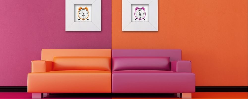 sofa and frame art