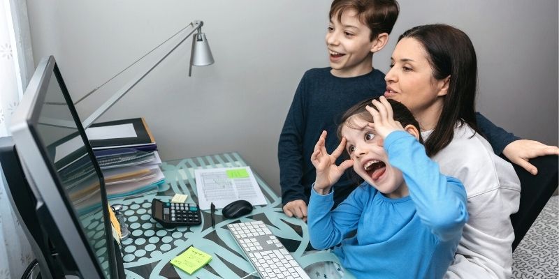 stay connected with kids when you go back to work