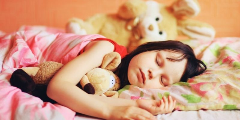 sleeping changes  in a child growth sprut