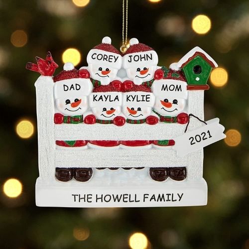 Personalized Christmas Ornaments - family Christmas gift ideas