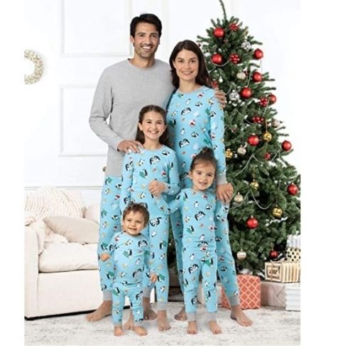 penguin christmas pajama for family