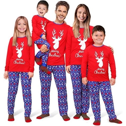 reindeer Christmas pajama for family