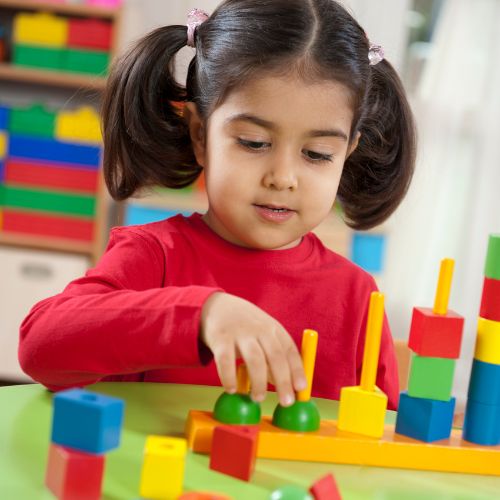 Kids will learn shapes in preschool
