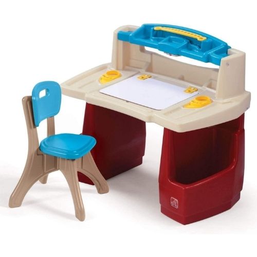 Educational toys for 2 year-olds - Art Desk with Dry Erase Top and Chair