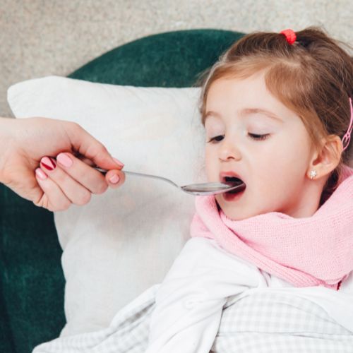 natural cough syrup to treat common childhood illnesses