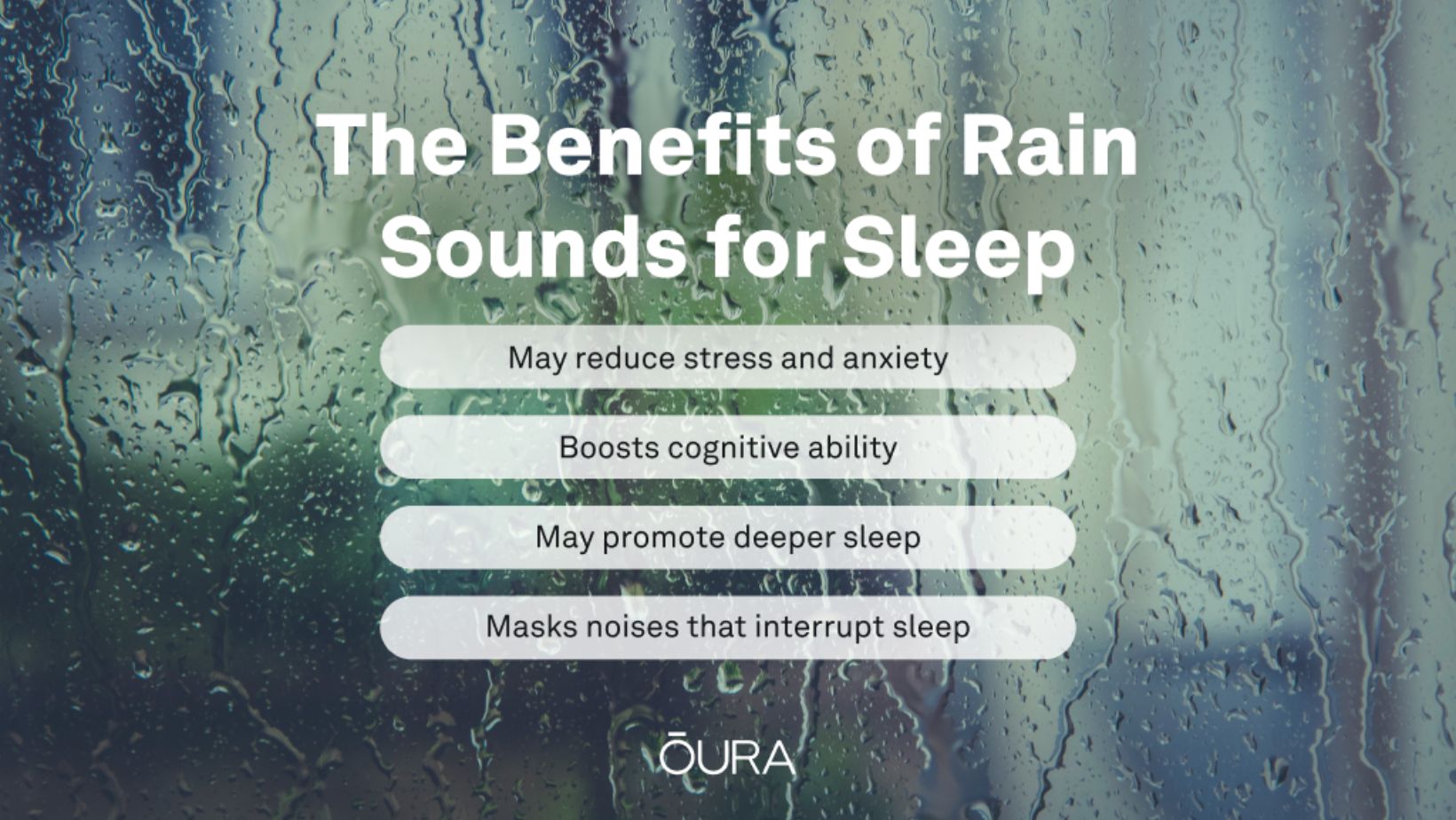 How Rain Sounds Help You Relax and Sleep - Famous Parenting