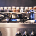 how to remove burnt-on grease from stainless steel stove top
